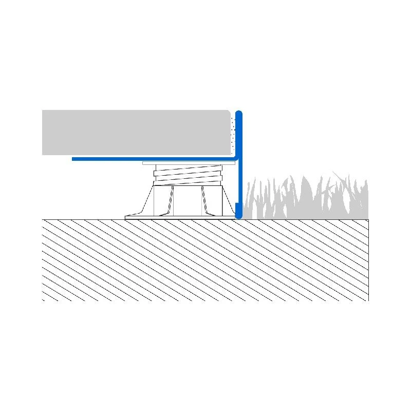 Bordure Aluminium BSR - 270 Cm X 10 Cm + 2 Cm - Gris Anthracite 2 Bordure Aluminium BSR - 270 Cm X 10 Cm + 2 Cm - Gris Anthracite – Image 2