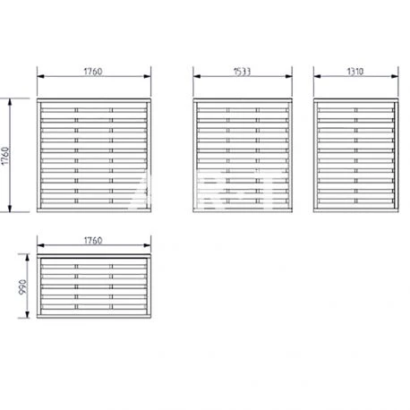 Brise Vue En Pin Rouge Du Nord Horizon 3 Brise Vue En Pin Rouge Du Nord Horizon – Image 3