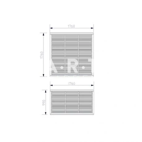 Brise Vue En Pin Rouge Du Nord Isaura Twin Pine 3 Brise Vue En Pin Rouge Du Nord Isaura Twin Pine – Image 3