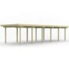 Carport Autoportant A15 En Bois 1030x359 Cm