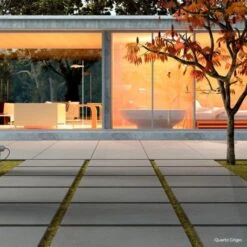 Carrelage Sol Extérieur Pour Terrasse - Quartz Grigio - MARSHALLS -Spaxes Boutique carrelage sol exterieur pour terrasse quartz grigio marshalls 5