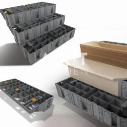 Marche Escalier Extérieur Modulable Modulesca 93.4 Cm 8 Marche Escalier Extérieur Modulable Modulesca 93.4 Cm -Spaxes Boutique marche escalier exterieur modulable modulesca 934 cm 2