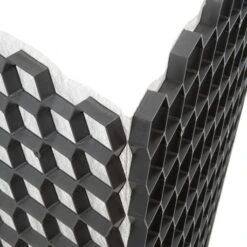 Palette De 98 Stabilisateurs De Gravier (94,08 M²) - Gris - 120 X 80 X 2 Cm Gris - Rinno Gravel -Spaxes Boutique palette de 98 stabilisateurs de gravier 9408 m gris 120 x 80 x 2 cm gris rinno gravel 3