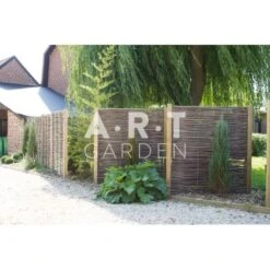 Panneau Claustra En Noisetier Tressé En Horizontal Qualité Pro. Clôture Naturelle Bois -Spaxes Boutique panneau claustra en noisetier tresse en horizontal qualite pro cloture naturelle bois 1 2