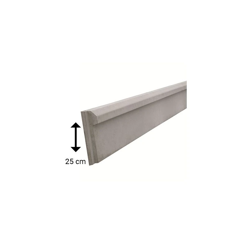 Plaque De Soubassement 250x25 – Demi Chaperonnée 1 Plaque De Soubassement 250x25 – Demi Chaperonnée