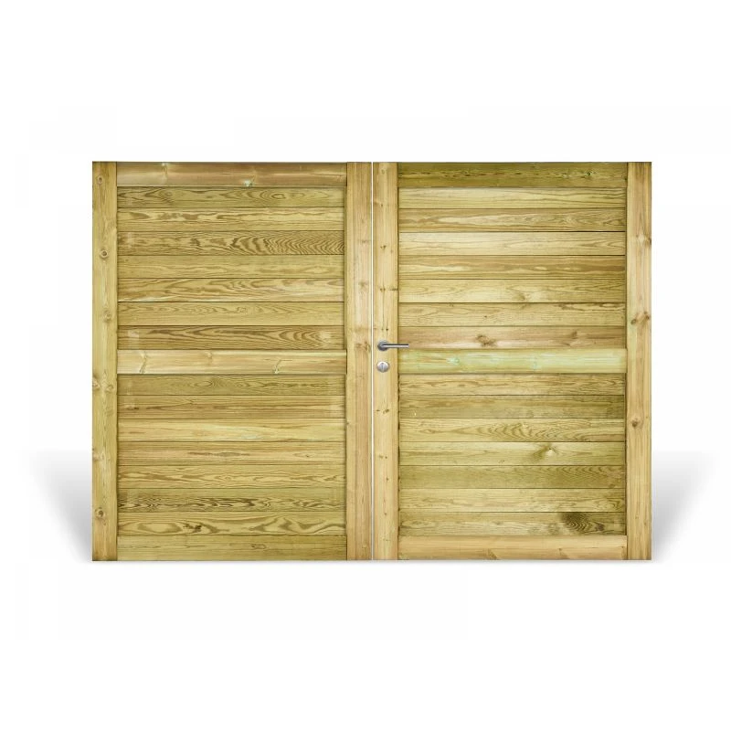 Portail En Pin Rouge Du Nord - Misto Bis 1 Portail En Pin Rouge Du Nord - Misto Bis