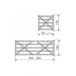 Portillon Bois Exotique Duke -Spaxes Boutique portillon bois exotique duke 4