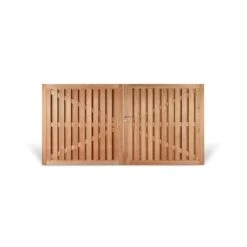 Portillon Bois Exotique Isa 176 X 352 Cm