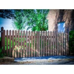 Portillon En Bois Exotique Rio 125 X 350 Cm