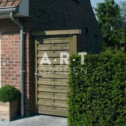 Portillon En Pin Rouge Du Nord Robust