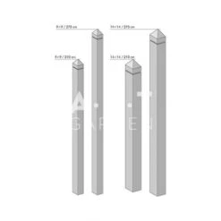 Poteau Bois Exotique Carré 14,1x14,1 Cm Pointe De Diamant Collstrop Exo 6 Poteau Bois Exotique Carré 14,1x14,1 Cm Pointe De Diamant Collstrop Exo -Spaxes Boutique poteau bois exotique carre 141x141 cm pointe de diamant collstrop exo 2