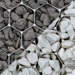 Stabilisateur De Gravier 0,96 M² - Blanc - 120 X 80 X 3 Cm Blanc - Rinno Gravel -Spaxes Boutique stabilisateur de gravier 096 m blanc 120 x 80 x 3 cm blanc rinno gravel 3